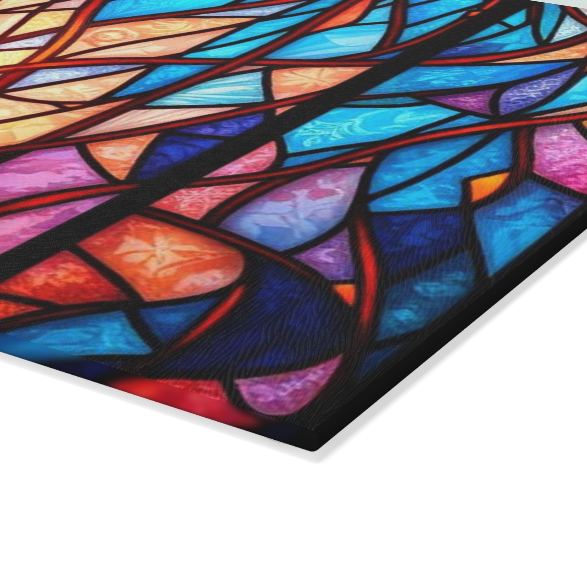 Stained Glass Cutting Board - Vibrant Kitchen Decor for Home Chefs