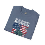 Unisex Softstyle T-Shirt: 'Our Grandparents Fought Fascists' Patriotic Tee