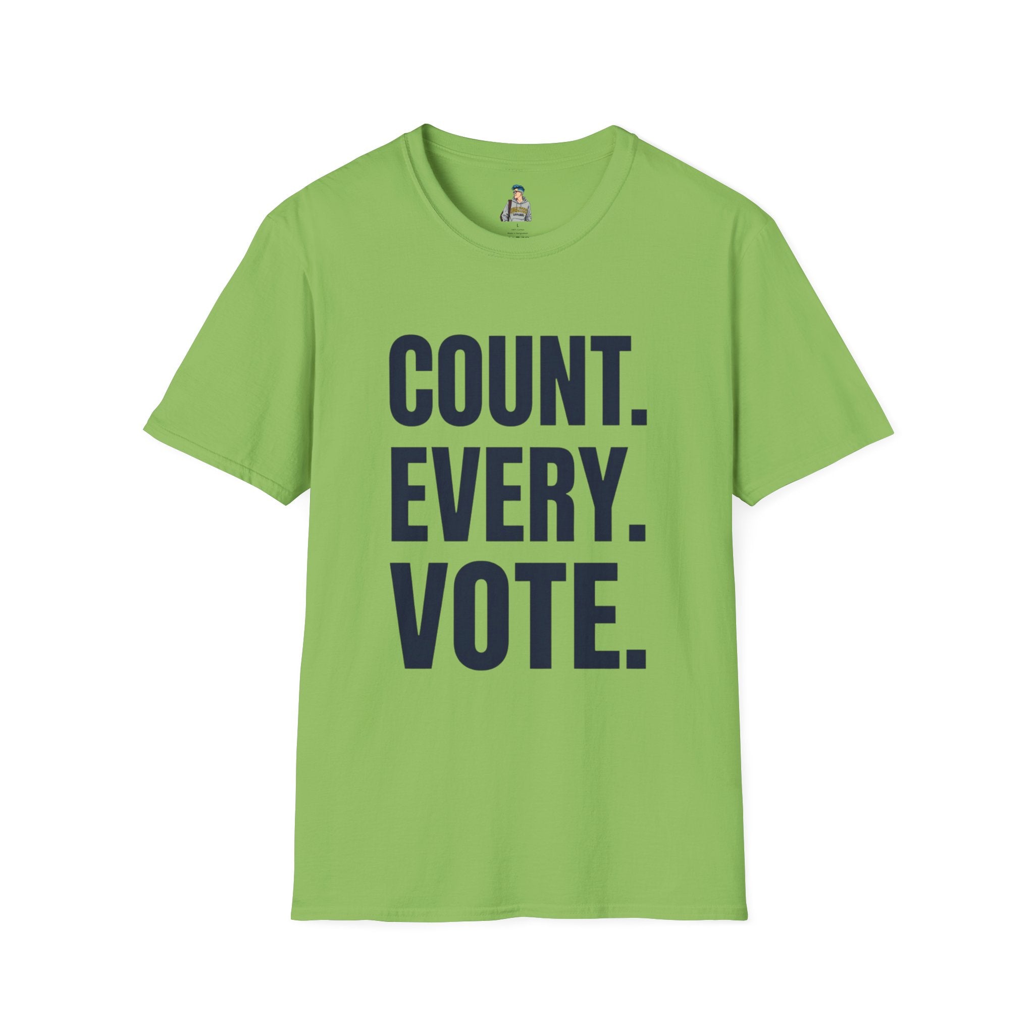 Count. Every. Vote. T-Shirt — Voter Rights Political Tee