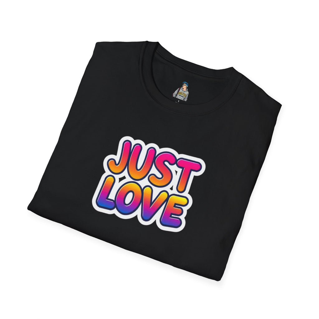 Just Love Unisex Softstyle T-Shirt | Perfect for Pride, Anniversaries, and Everyday Wear
