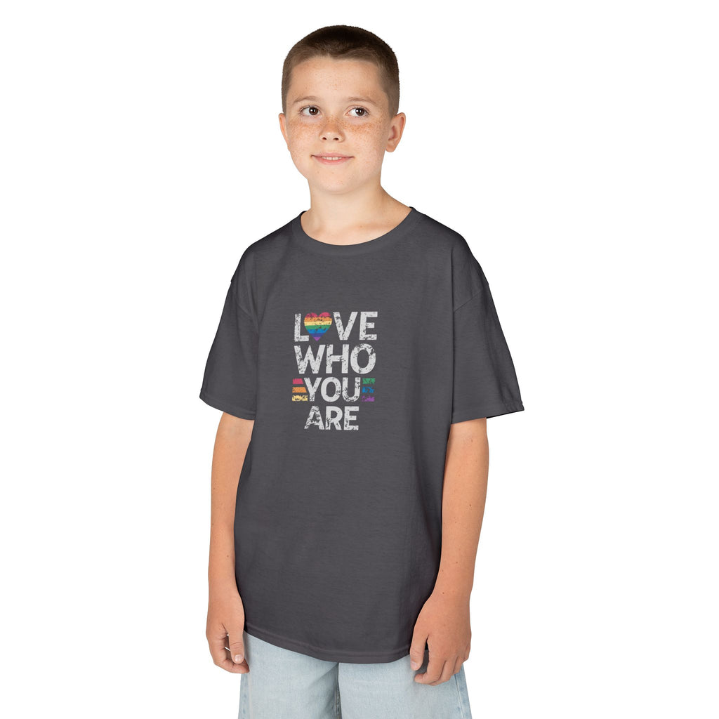 Love Who You Are Kids Heavy Cotton™ Tee - Pride Shirt for Children