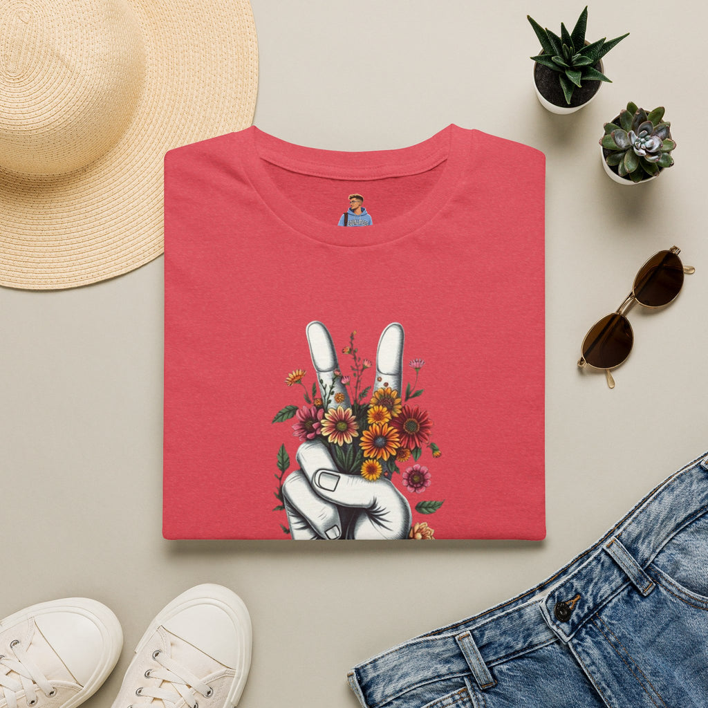 Grow Peace Unisex Softstyle T-Shirt - Boho Inspiration, Perfect for Festivals and Everyday Wear