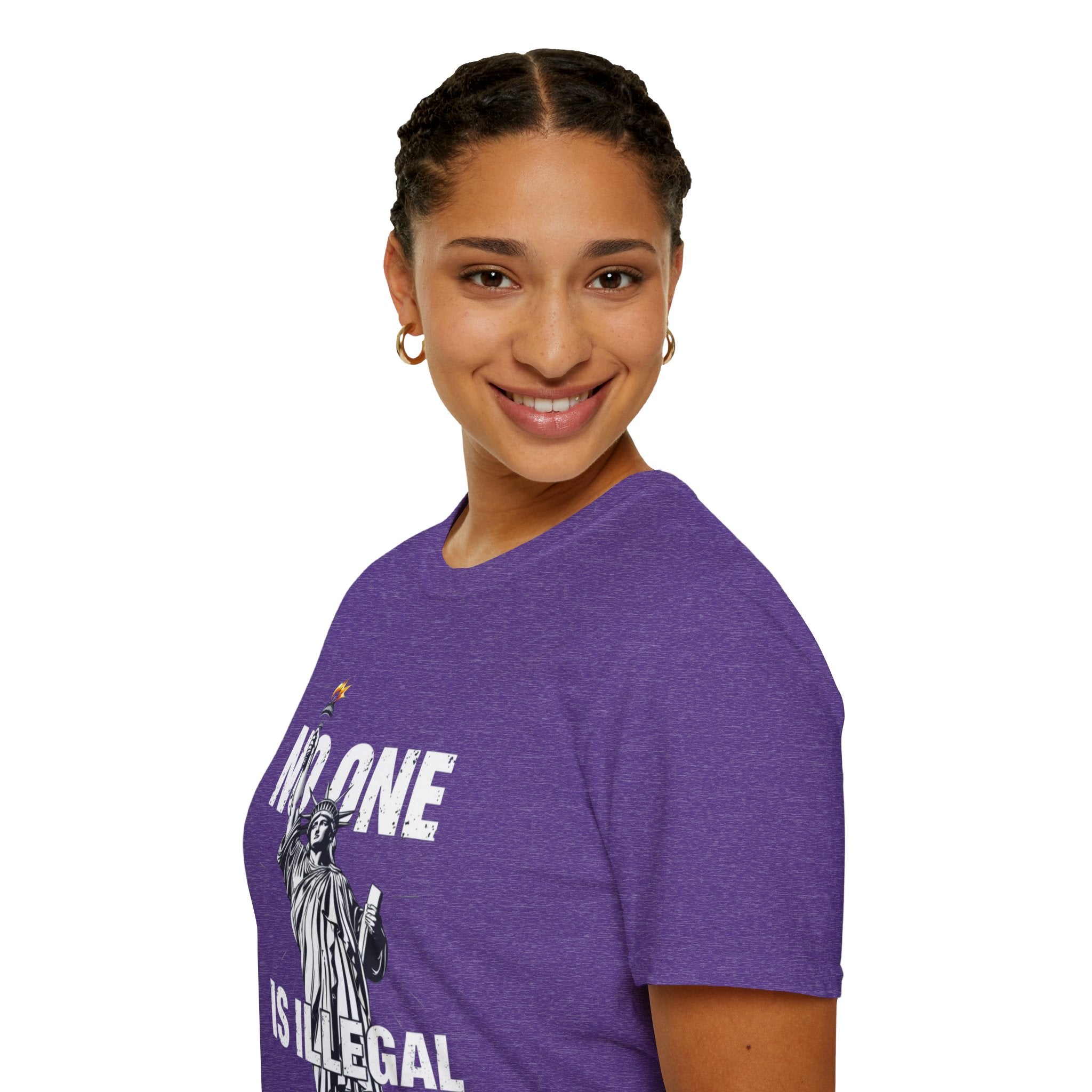 No One Is Illegal Graphic T-shirt