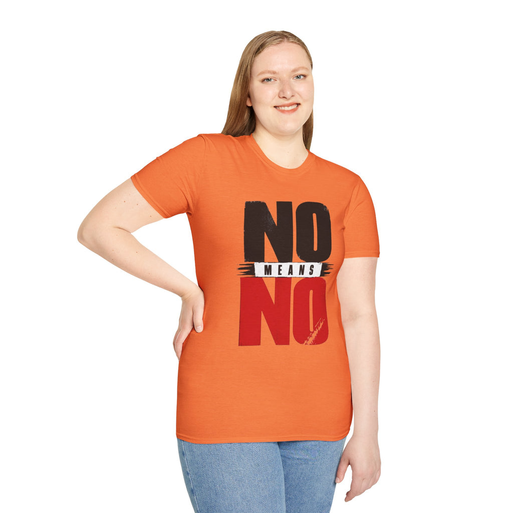 NO Means NO T-Shirt — Consent Awareness Graphic Tee