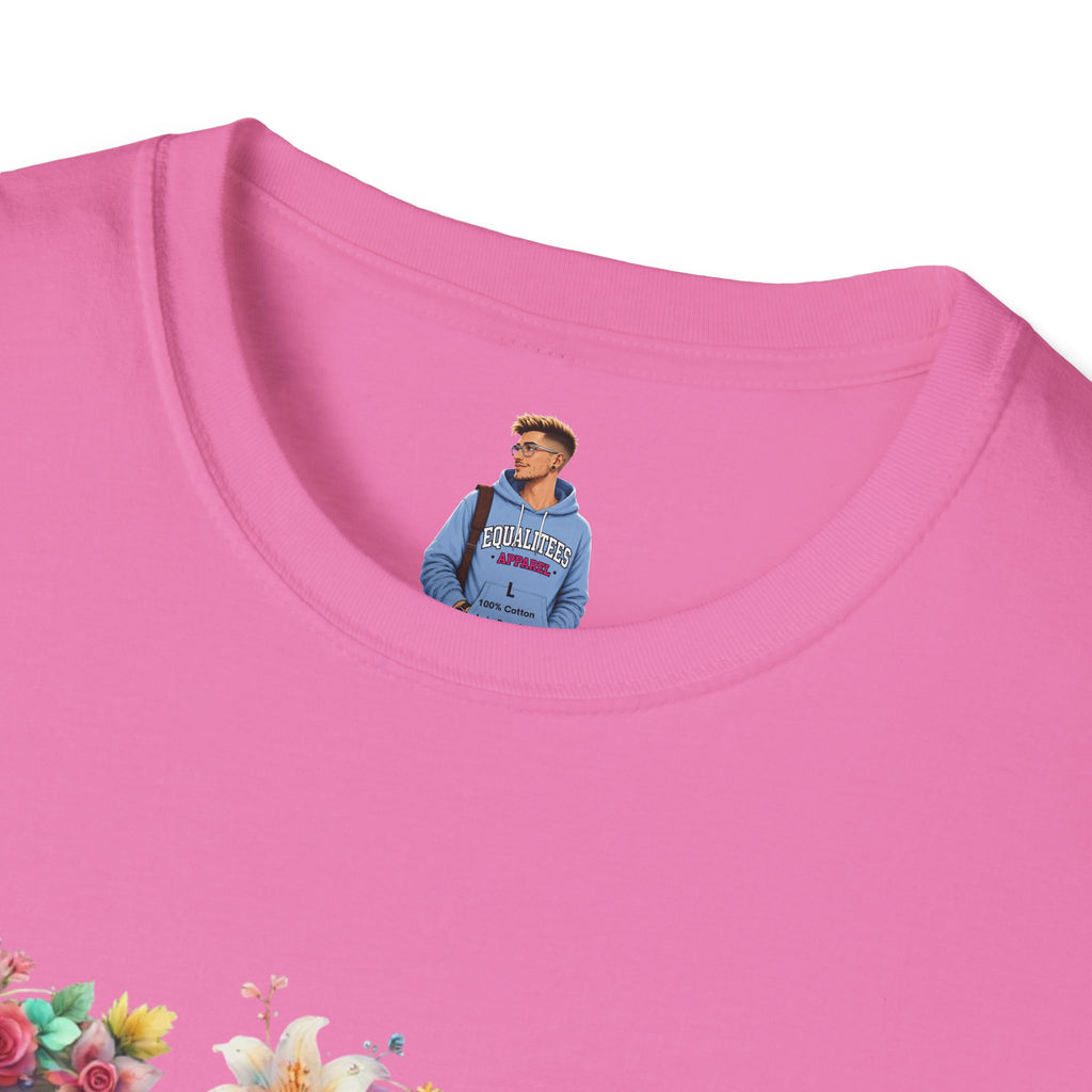 FDT Bold Floral Typography T-Shirt