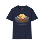 Mountain Sunset Deer Unisex Softstyle T-Shirt