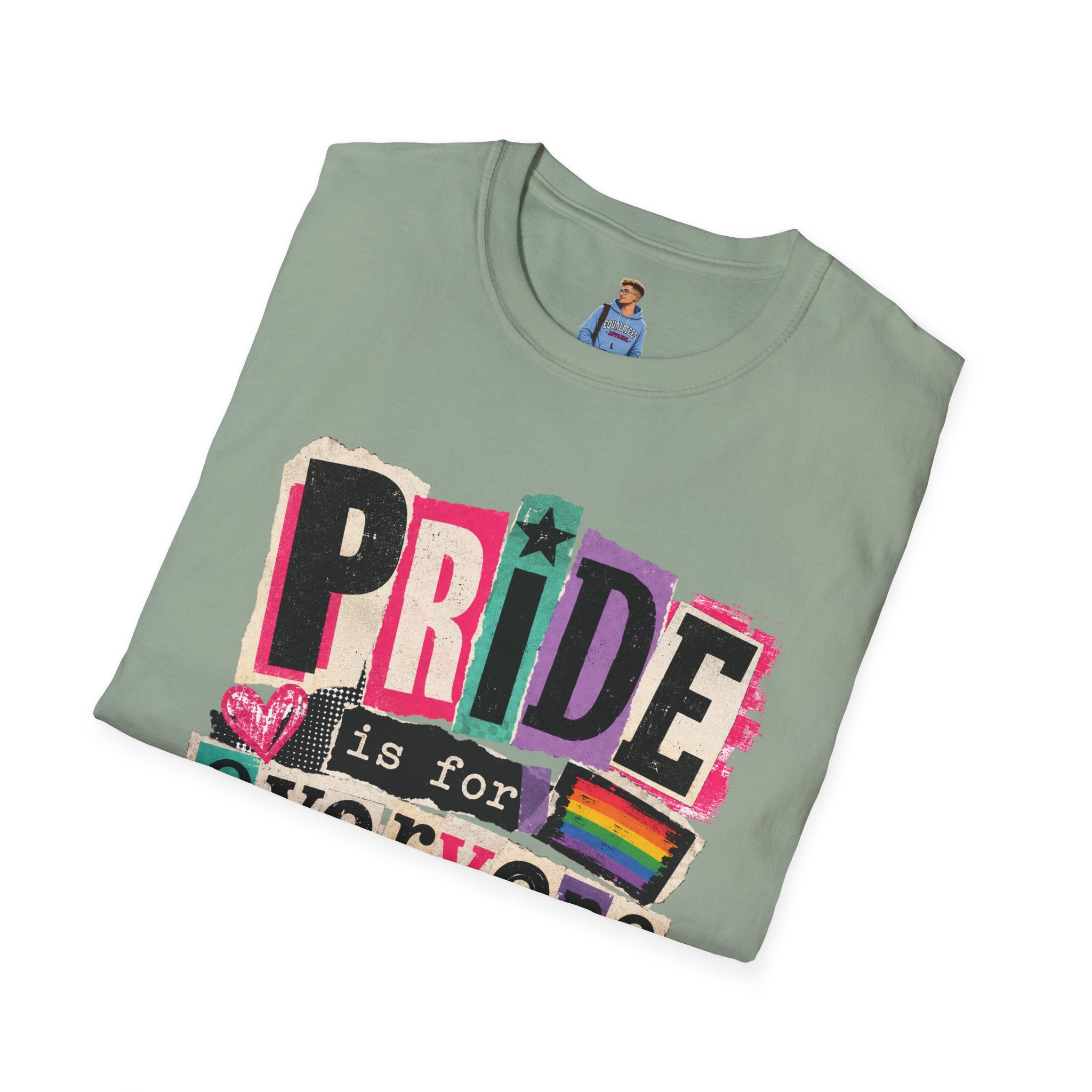 Pride Is for Everyone T-Shirt — Colorful LGBTQ+ Ally Tee