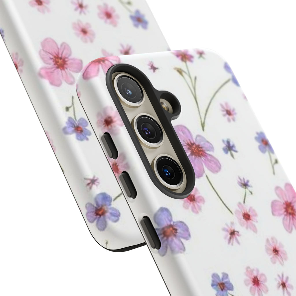 Pink Wildflower Tough Case for Android