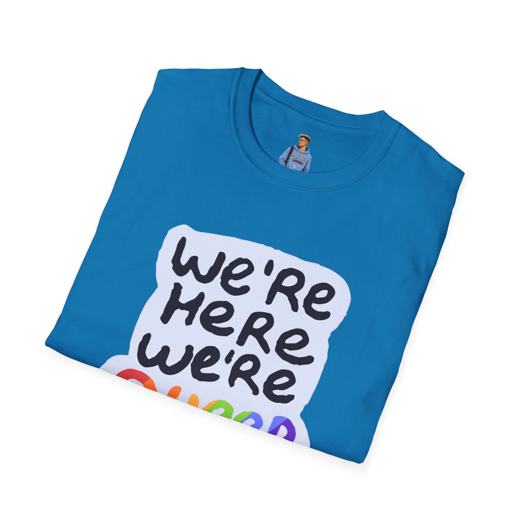 We’re Here We’re Queer Pride Tree Las Vegas T-Shirt