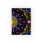 Purple and Yellow Mandala Hard Backed Journal - Perfect for Gifts, Journaling, and Celebrations