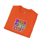 Queer Youth Exist T-Shirt | Unisex Softstyle Tee for Pride Events & Everyday Wear