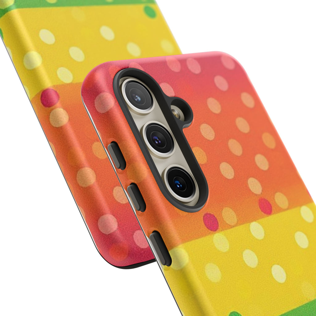 Rainbow Polka-Dot Tough Case for Android