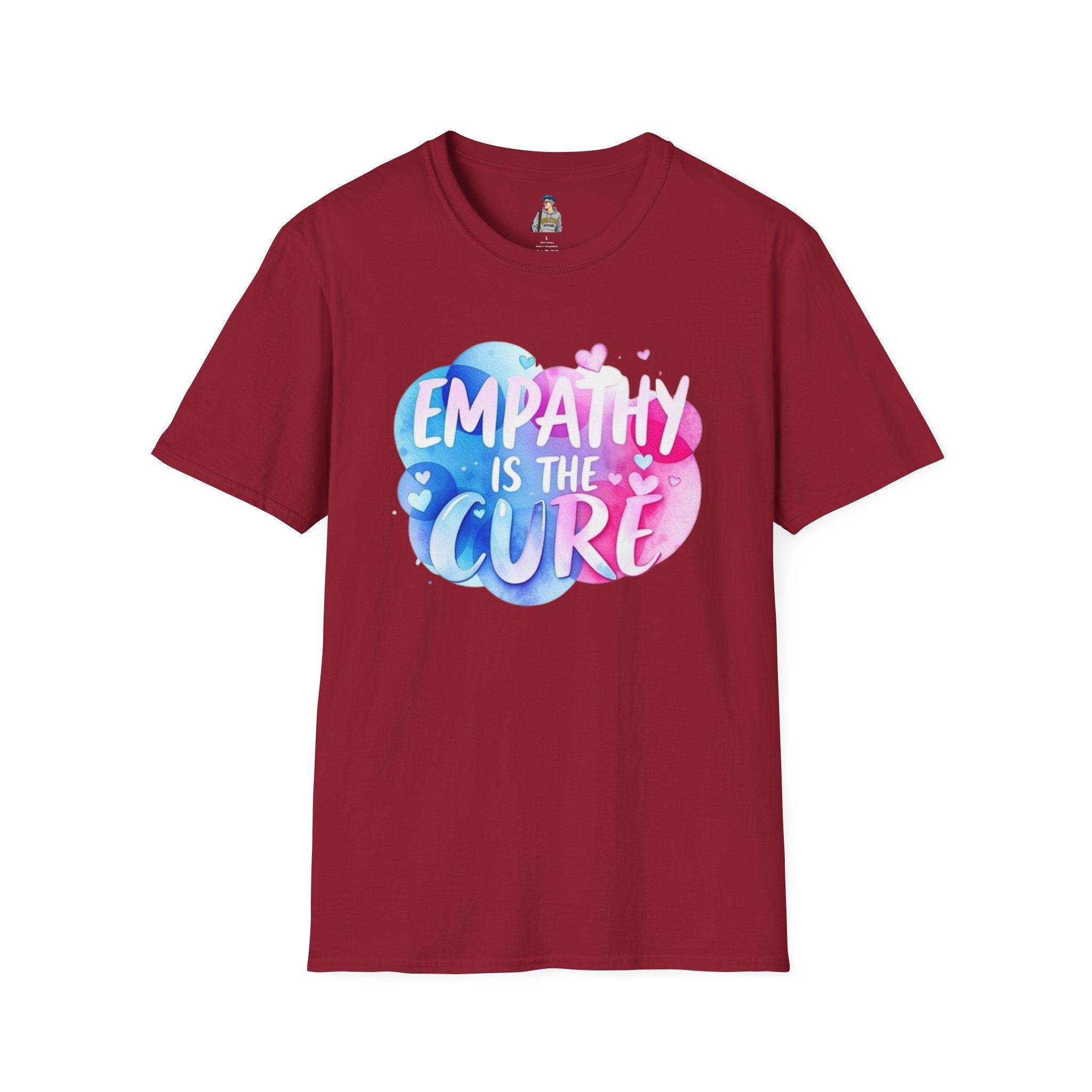 Empathy is the Cure Unisex Softstyle T-Shirt - Comfortable and Inspirational Tee for Everyday Wear