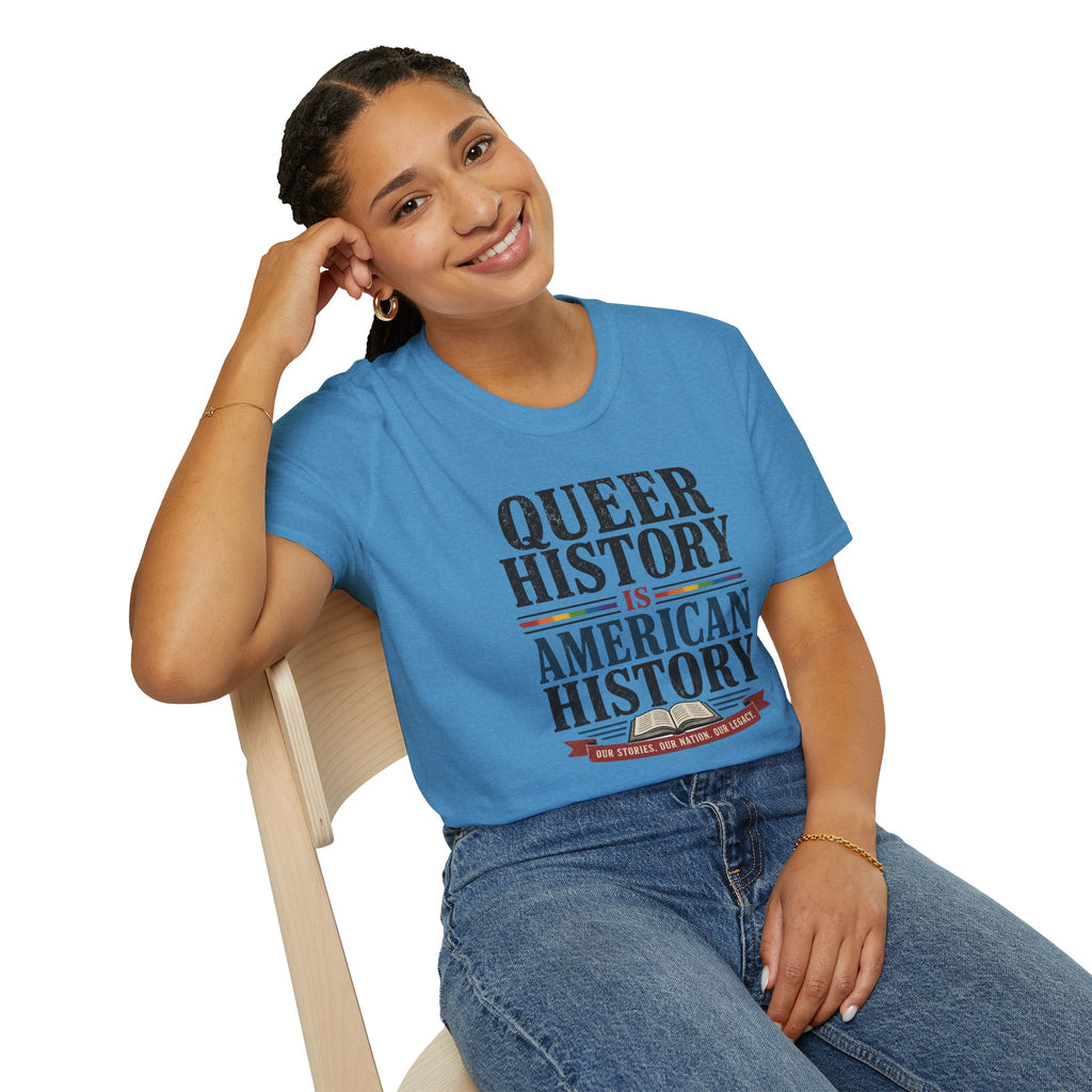 Queer History Is American — Graphic T-Shirt