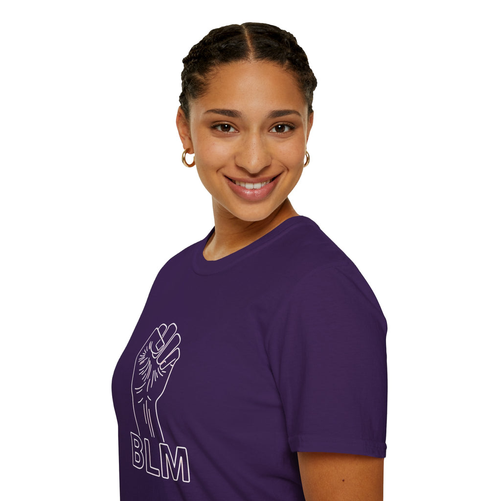 BLM Unisex Softstyle T-Shirt - Celebrate Equality and Justice