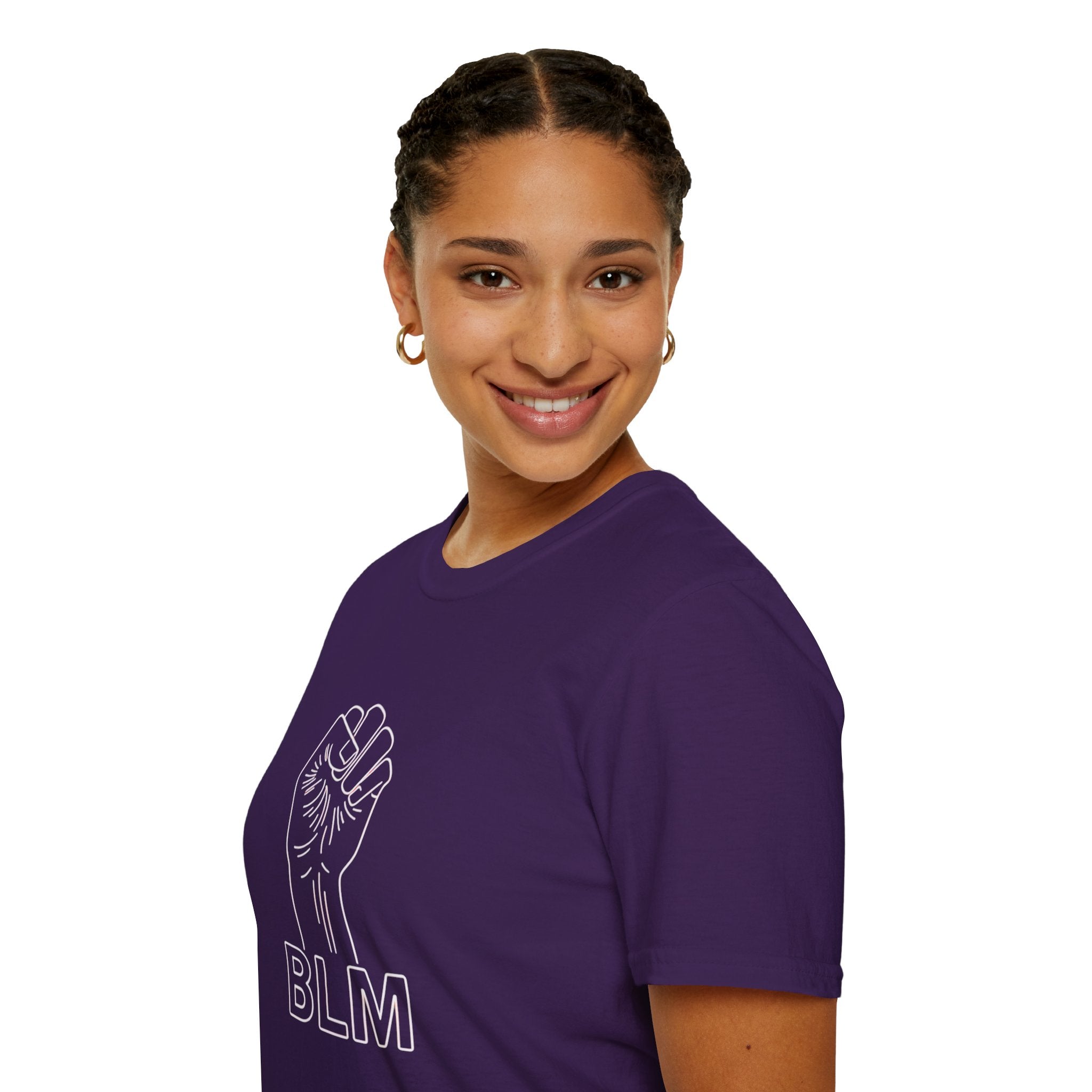 BLM Unisex Softstyle T-Shirt - Celebrate Equality and Justice