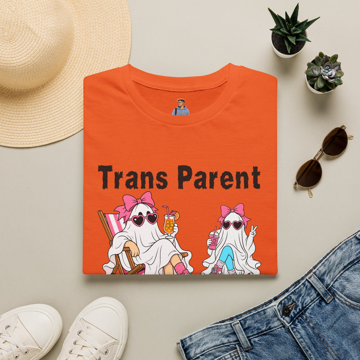Trans Parent 1 Halloween Pride Tree Las Vegas T-Shirt