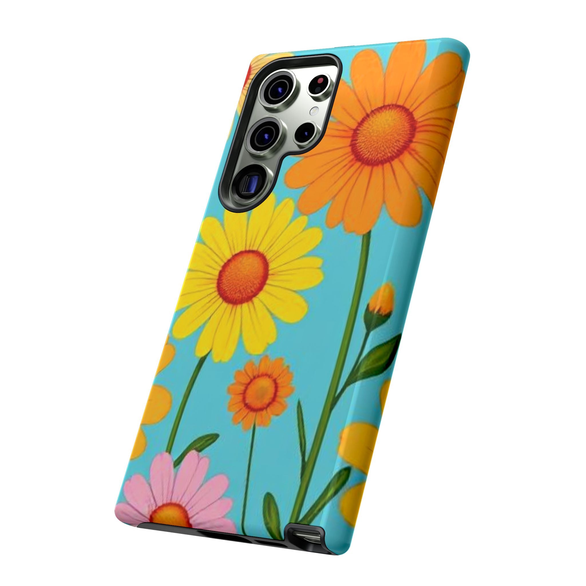 Floral Daisy Tough Case for Android