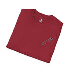 Live and Let Live Safety Pin Unisex Softstyle T-Shirt - Casual LGBTQ+ Pride Tee