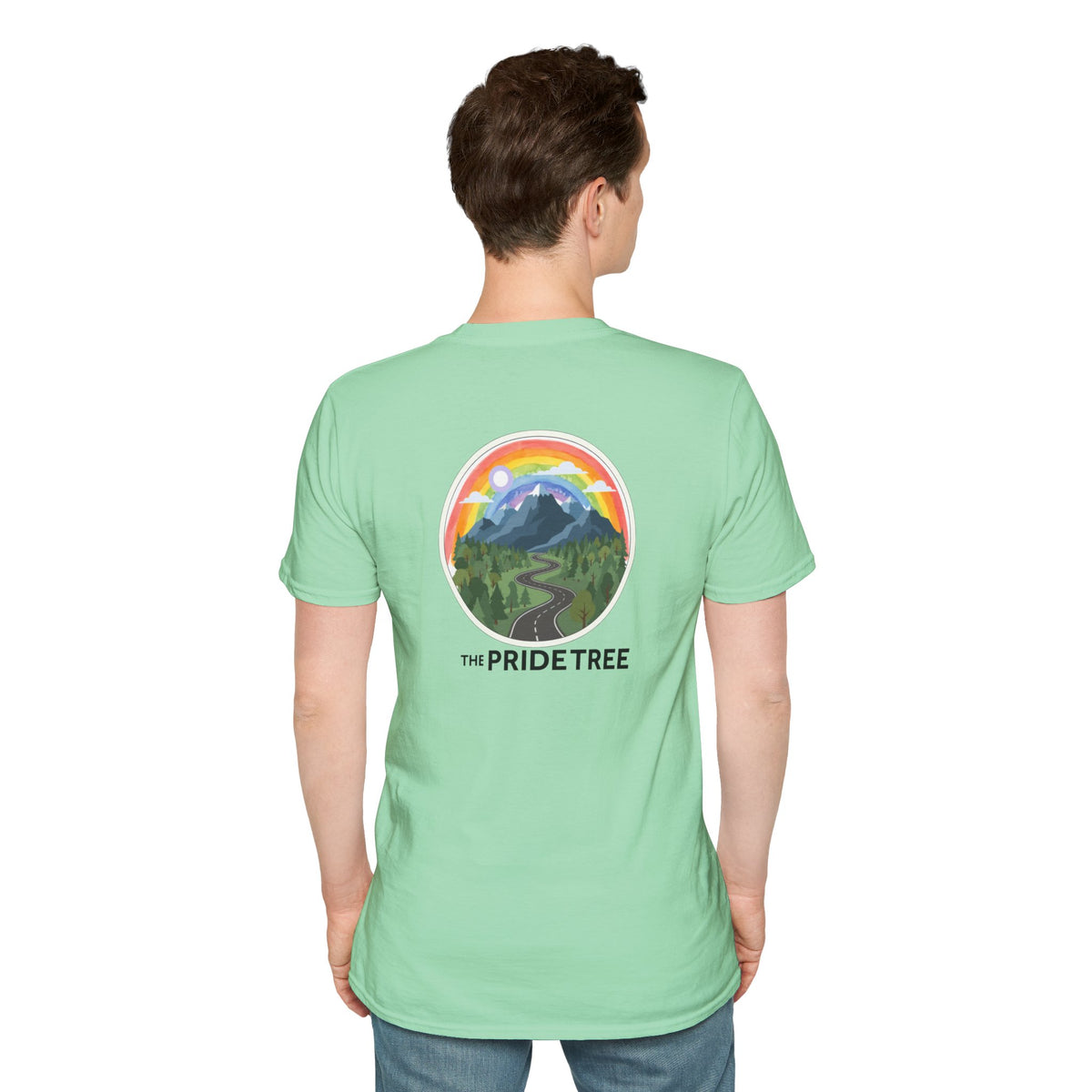 Pride Tree Las Vegas Mountain Graphic T-Shirt