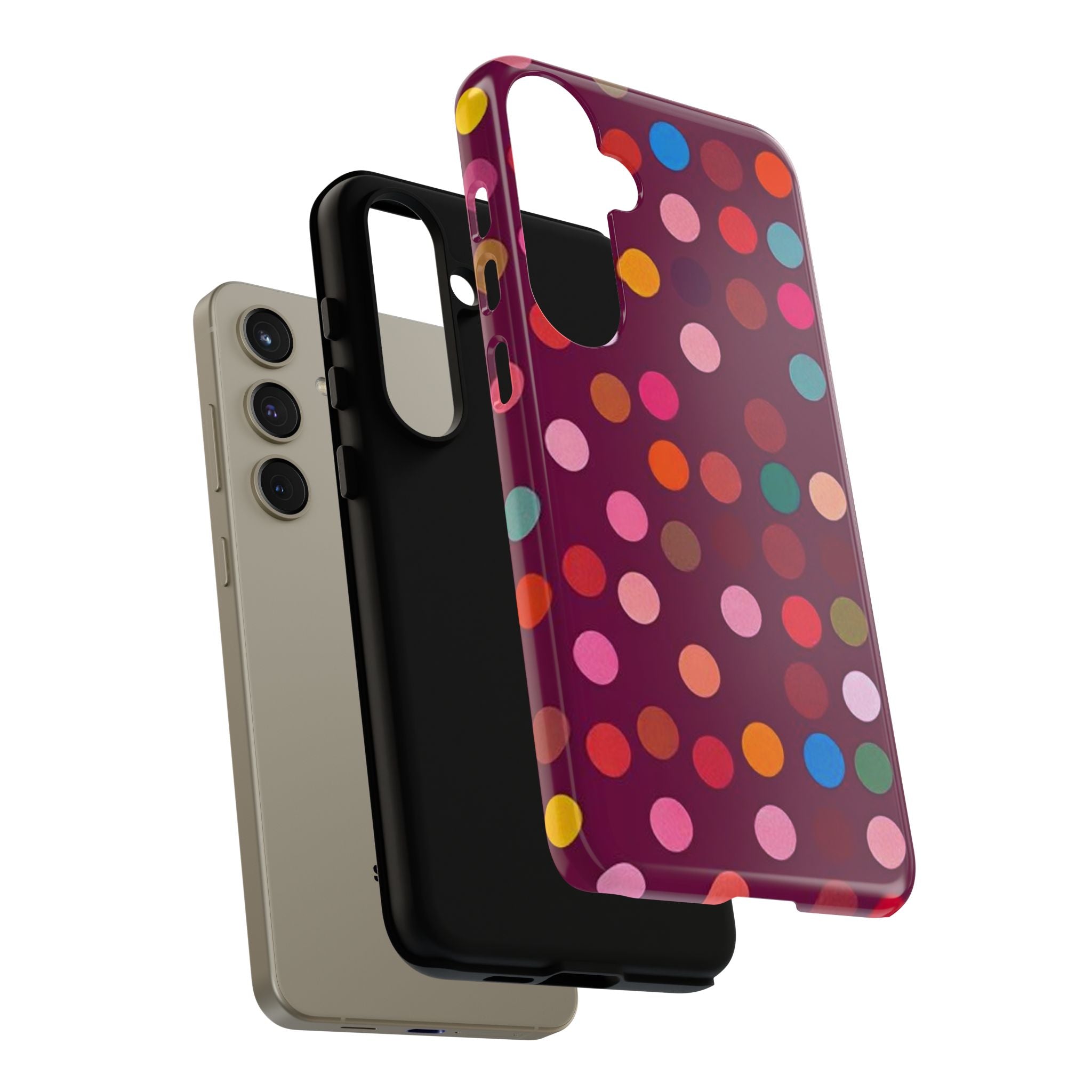 Polka-Dot Colorful Tough Case for Android