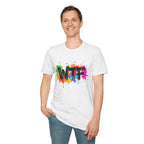 WTF Color Splash T-Shirt — Bold Rainbow Graphic Tee