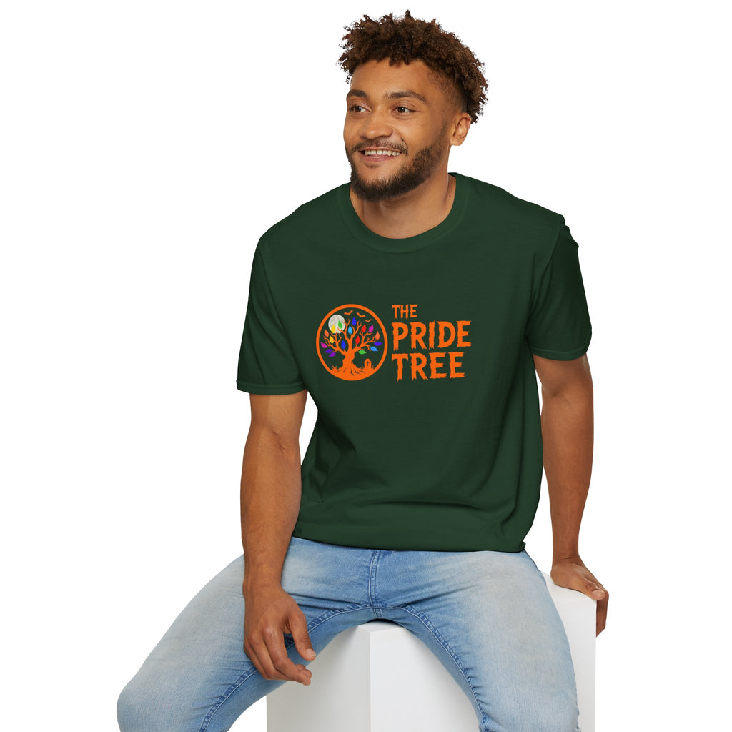 Orange Halloween Logo Pride Tree T-Shirt