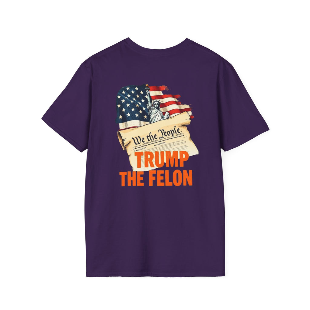 Unisex Softstyle T-Shirt - 'We the People trump the Felon' Graphic Tee