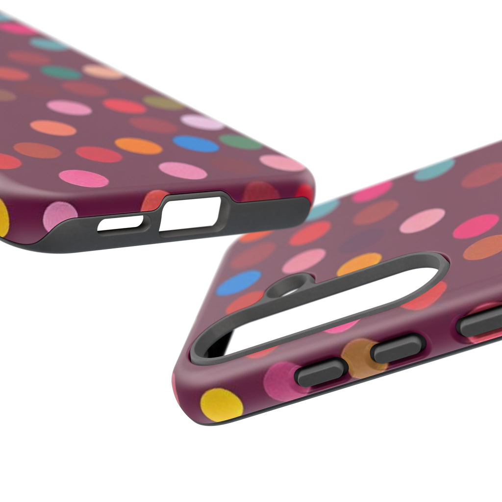 Polka-Dot Colorful Tough Case for Android