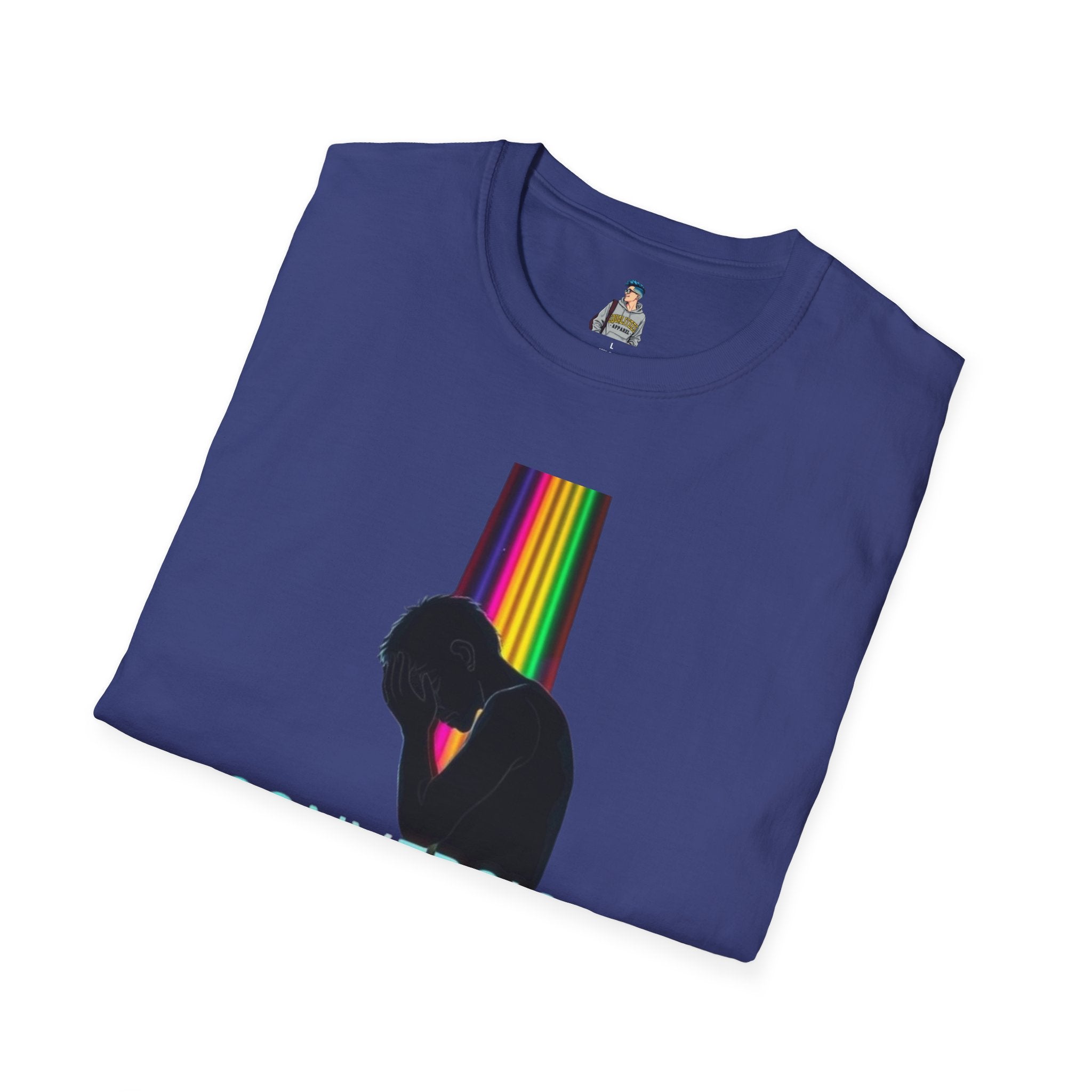 Unisex Softstyle T-Shirt - LGBTQ+ Empowerment T-Shirt: Conversion Therapy is Torture & We All Belong