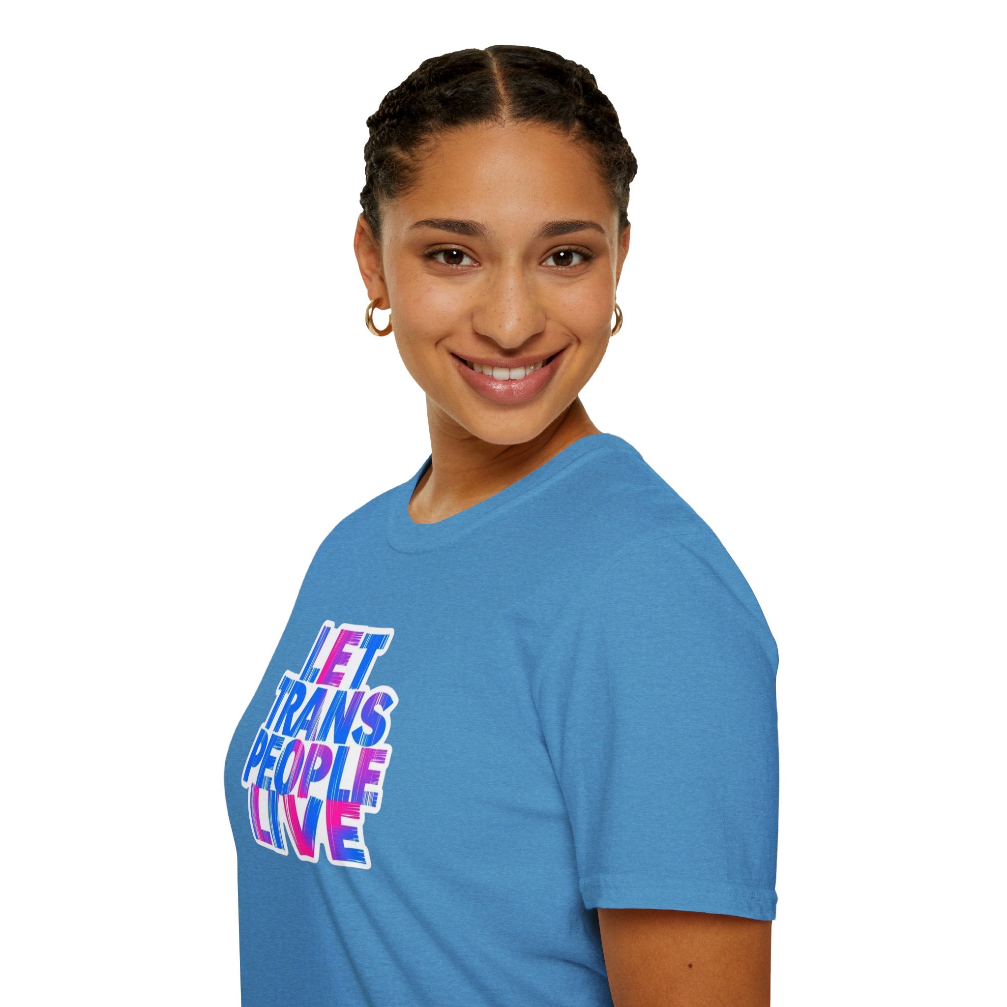 Let Trans People Live Unisex Softstyle T-Shirt