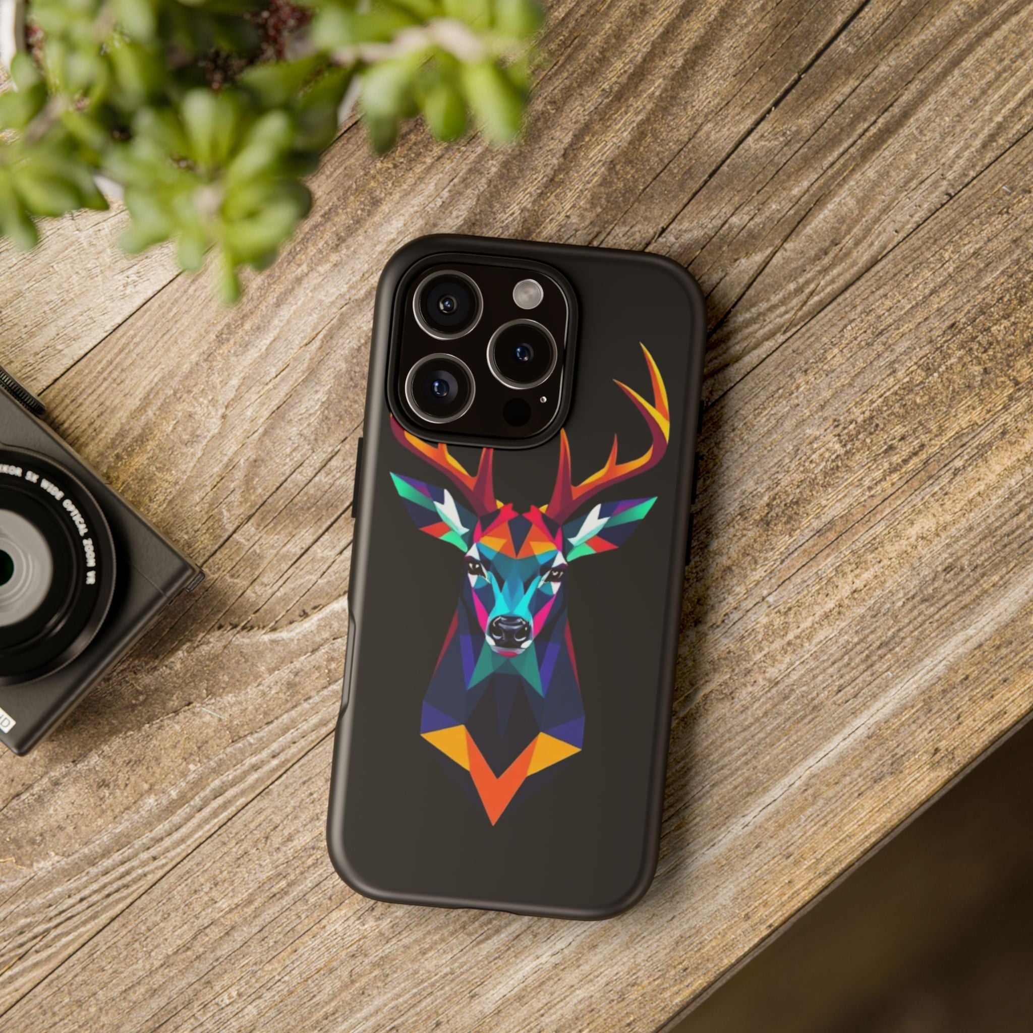 Colorful Fractal Deer Art Design Tough Case For Android & iPhone