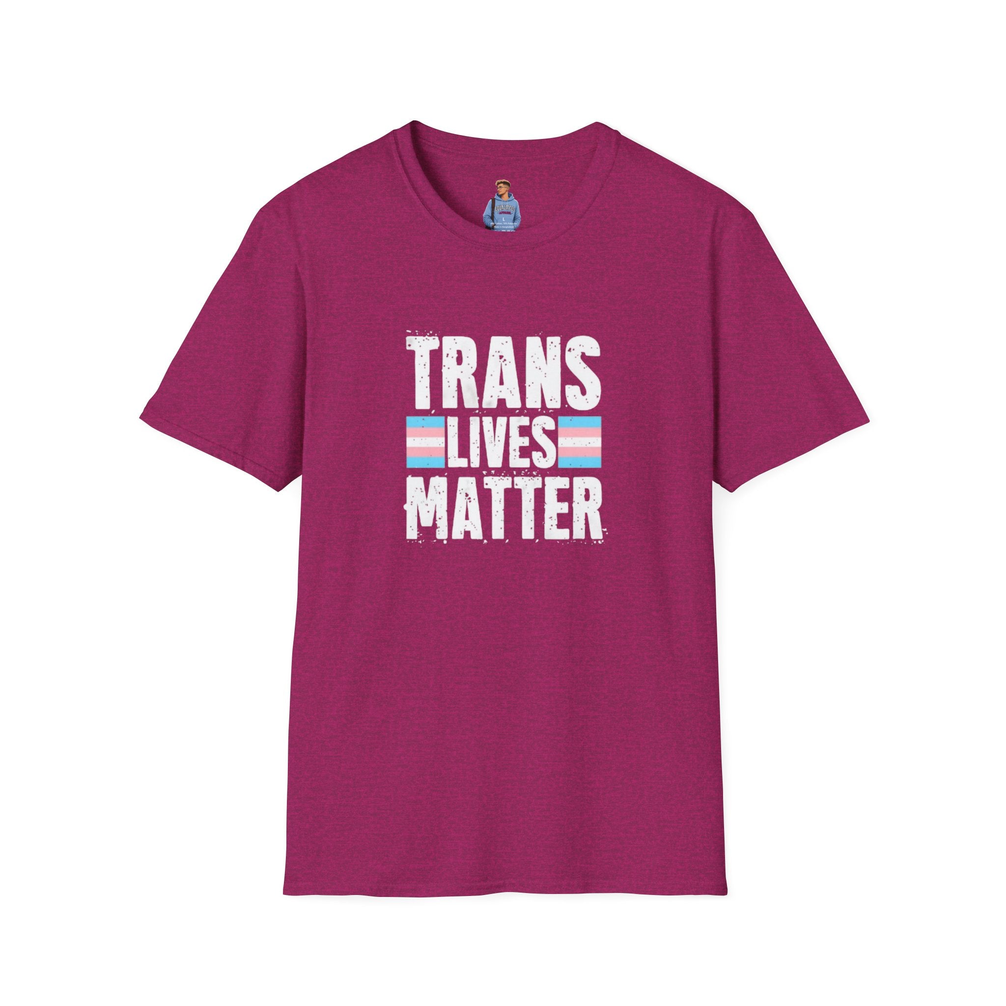 Trans Lives Matter Unisex Softstyle T-Shirt - Support LGBTQ+ Rights