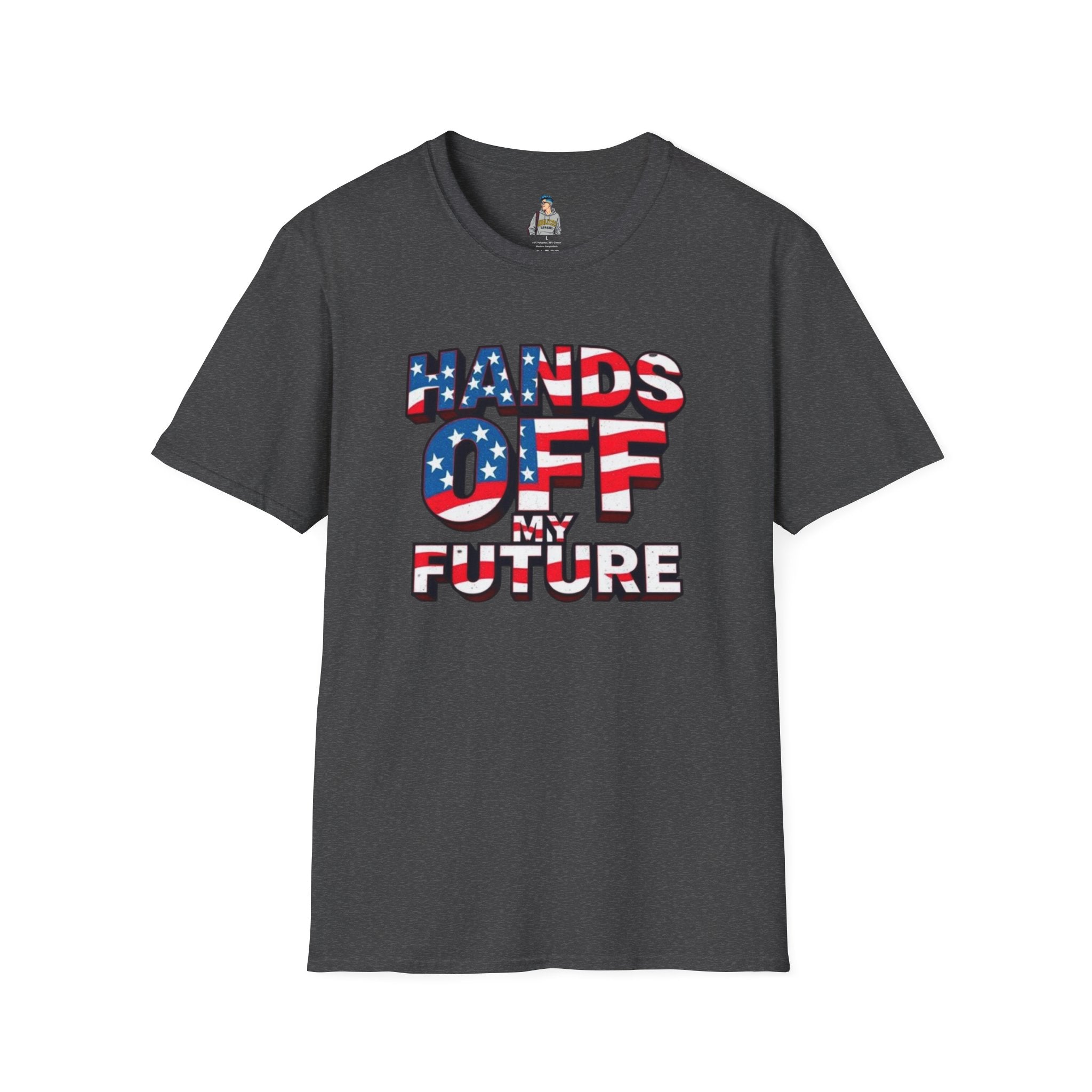 Hands Off My Future Political Statement Tee