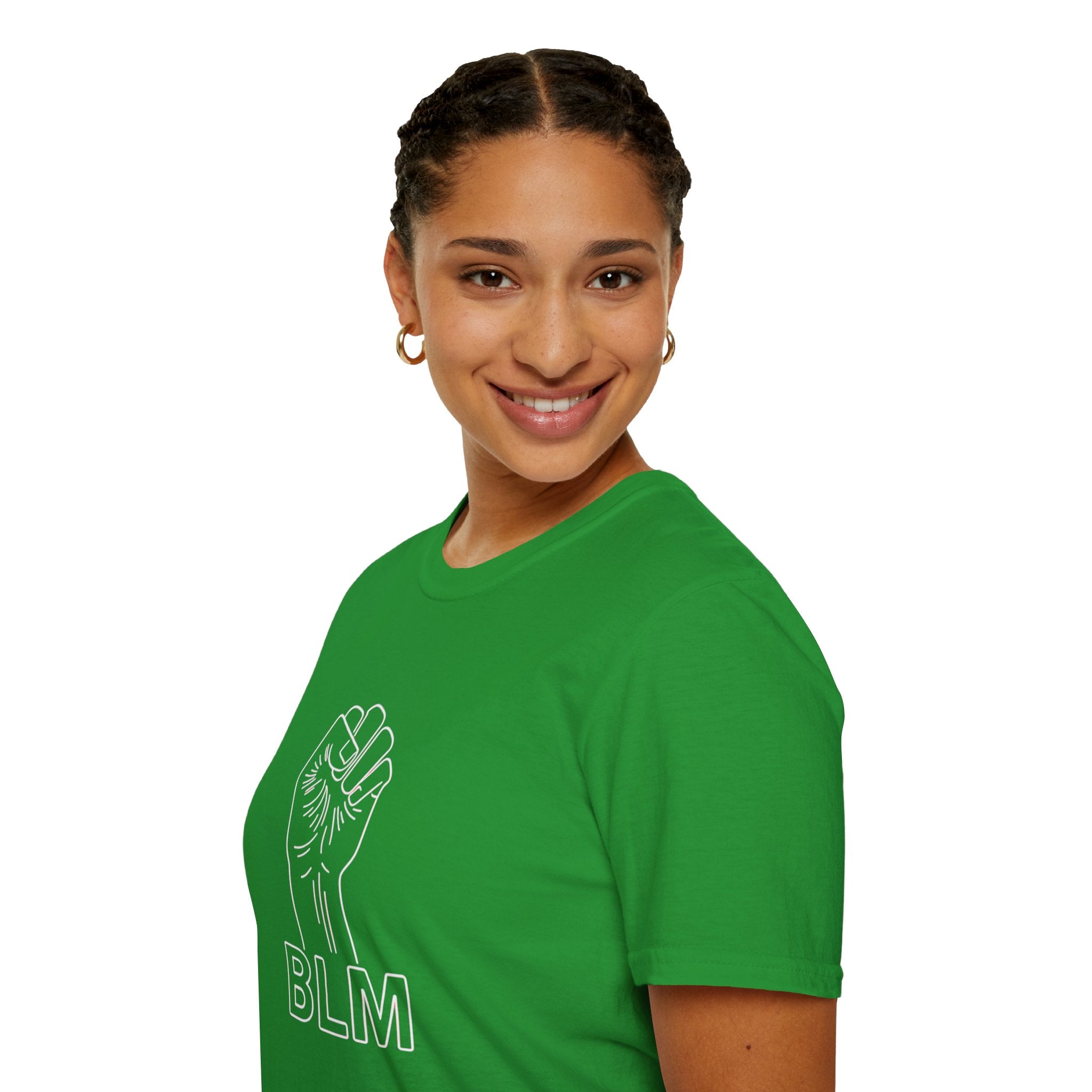 BLM Unisex Softstyle T-Shirt - Celebrate Equality and Justice