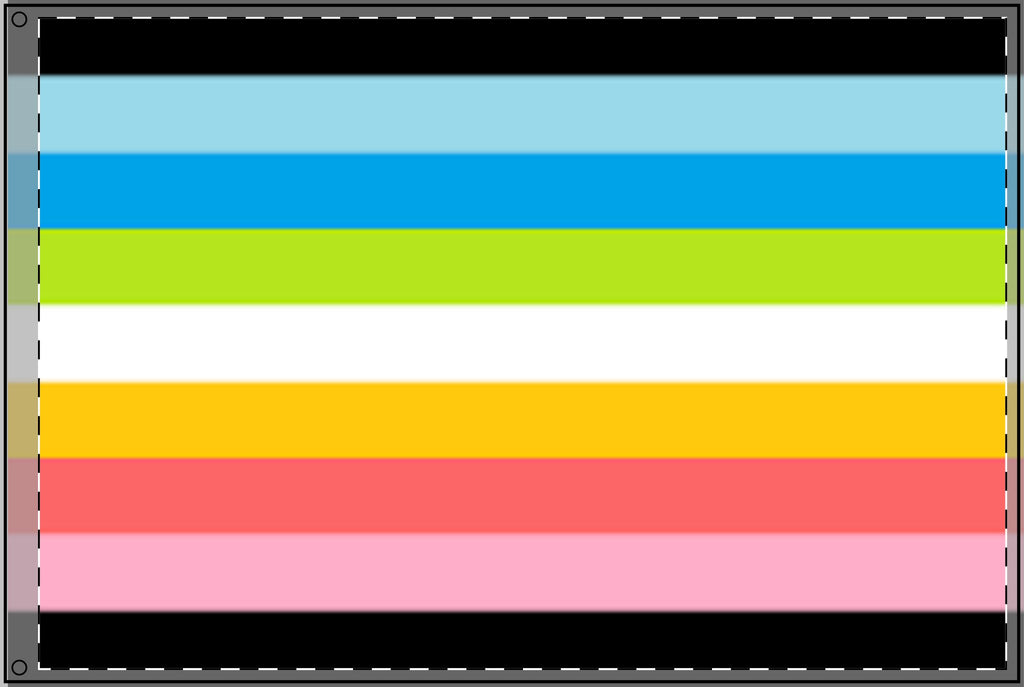 Vibrant Queer Pride Double-Sided Flag for Celebrations & Events