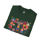 Floral 'FTP' Graphic T-Shirt