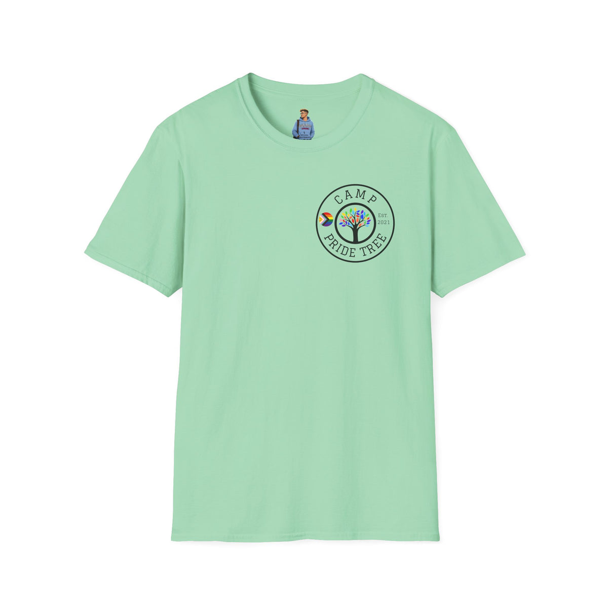Camp Pride Tree T-Shirt — Logo Tee