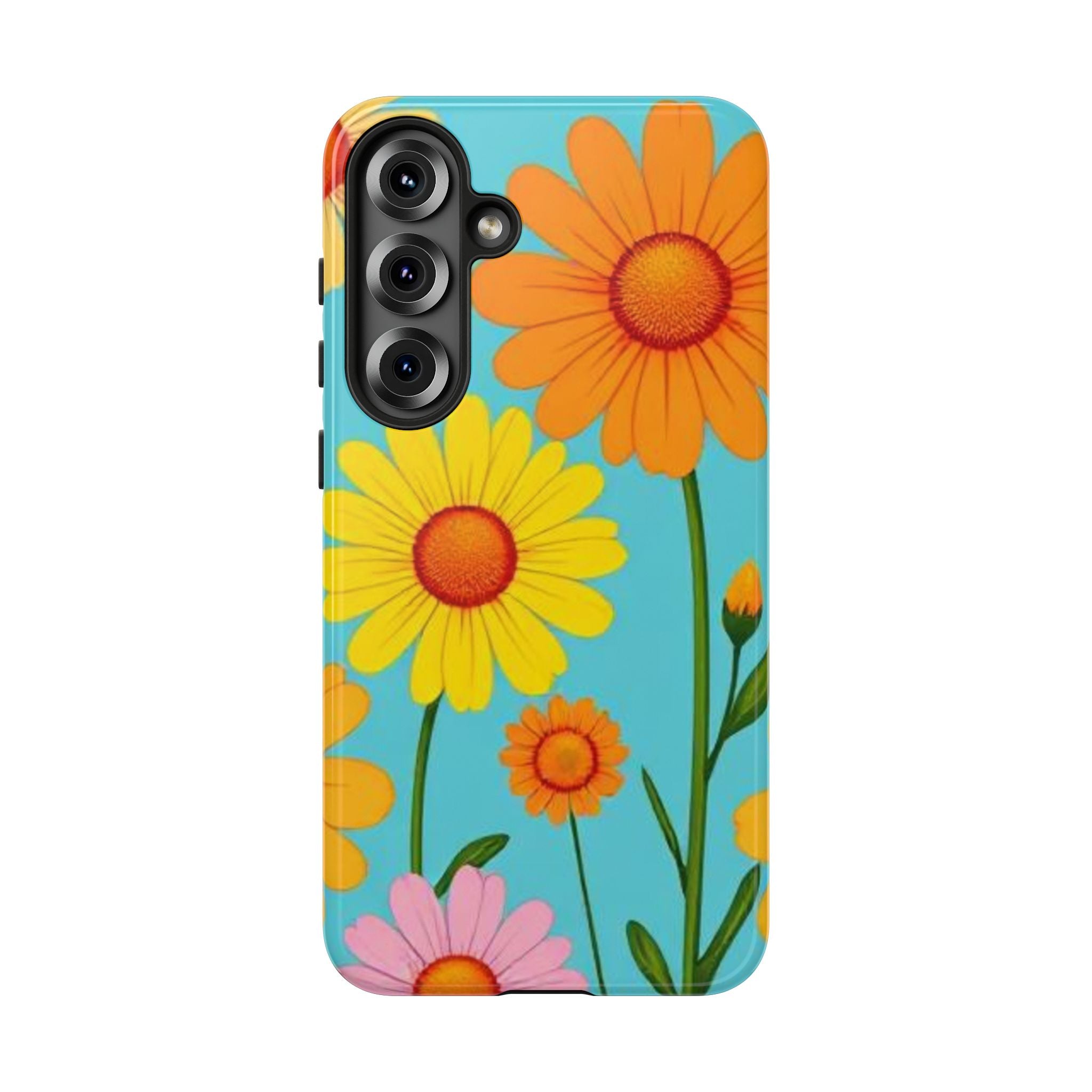 Floral Daisy Tough Case for Android