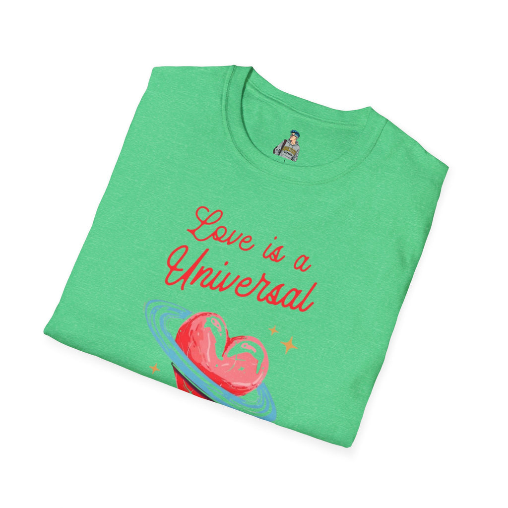 Unisex Softstyle T-Shirt - Love is a Universal Language Tee for Positive Vibes