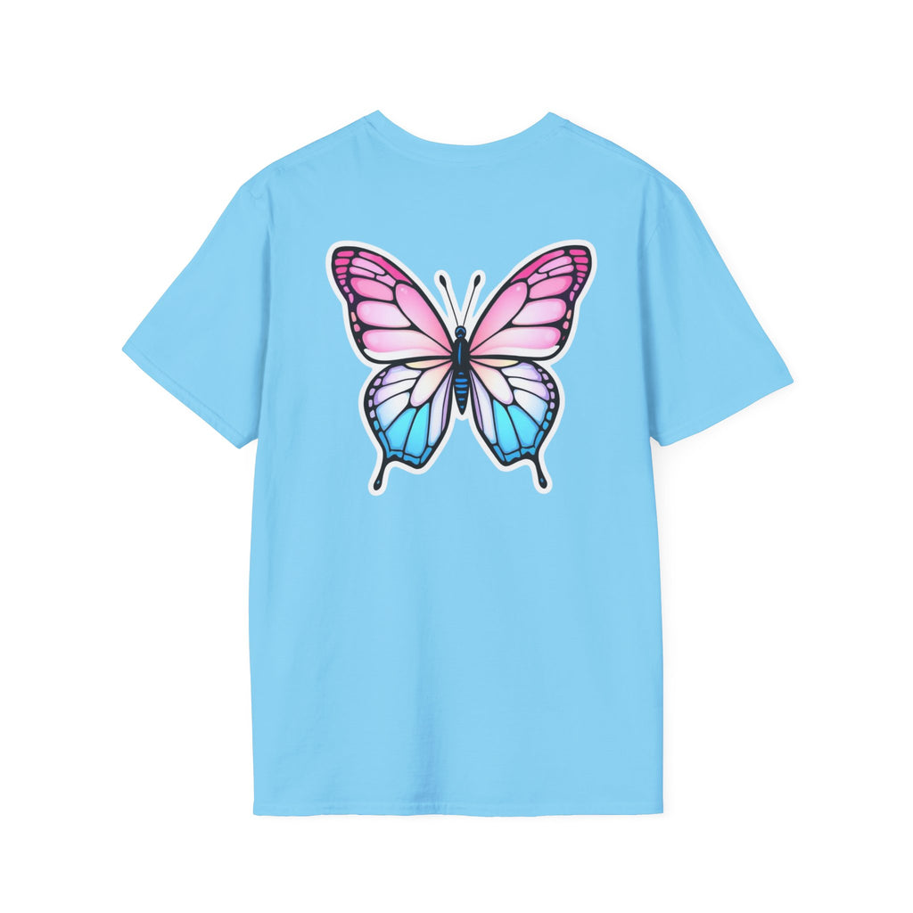 Trans Caterpillar to Butterfly Graphic T-Shirt