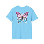 Trans Caterpillar to Butterfly Graphic T-Shirt