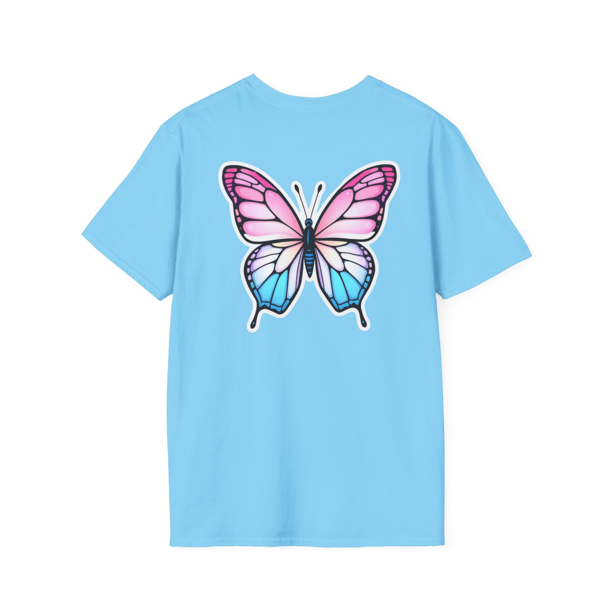 Trans Caterpillar to Butterfly Graphic T-Shirt
