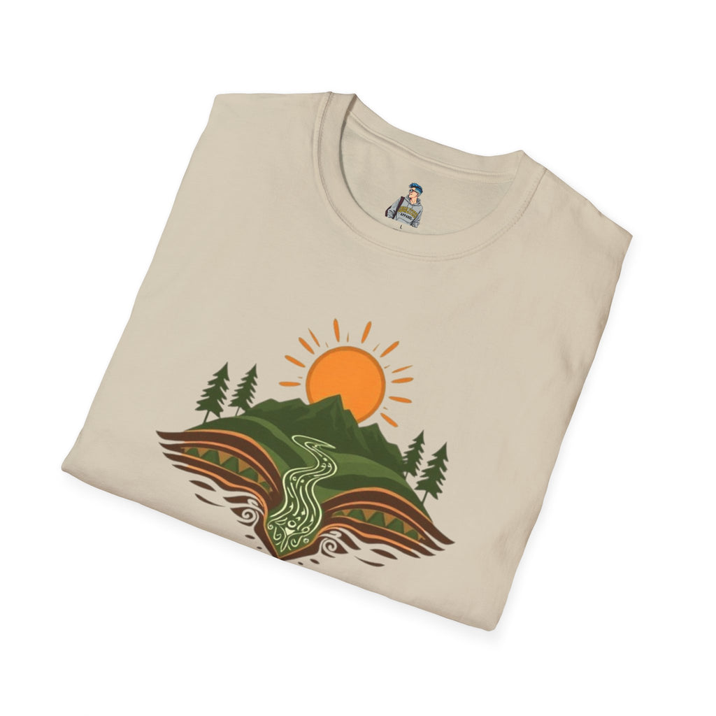 Mountain Scene Unisex Softstyle T-shirt