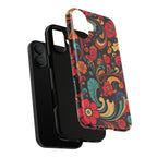 Floral Paisley Tough Case for iPhone — Vibrant Protective Phone Cover