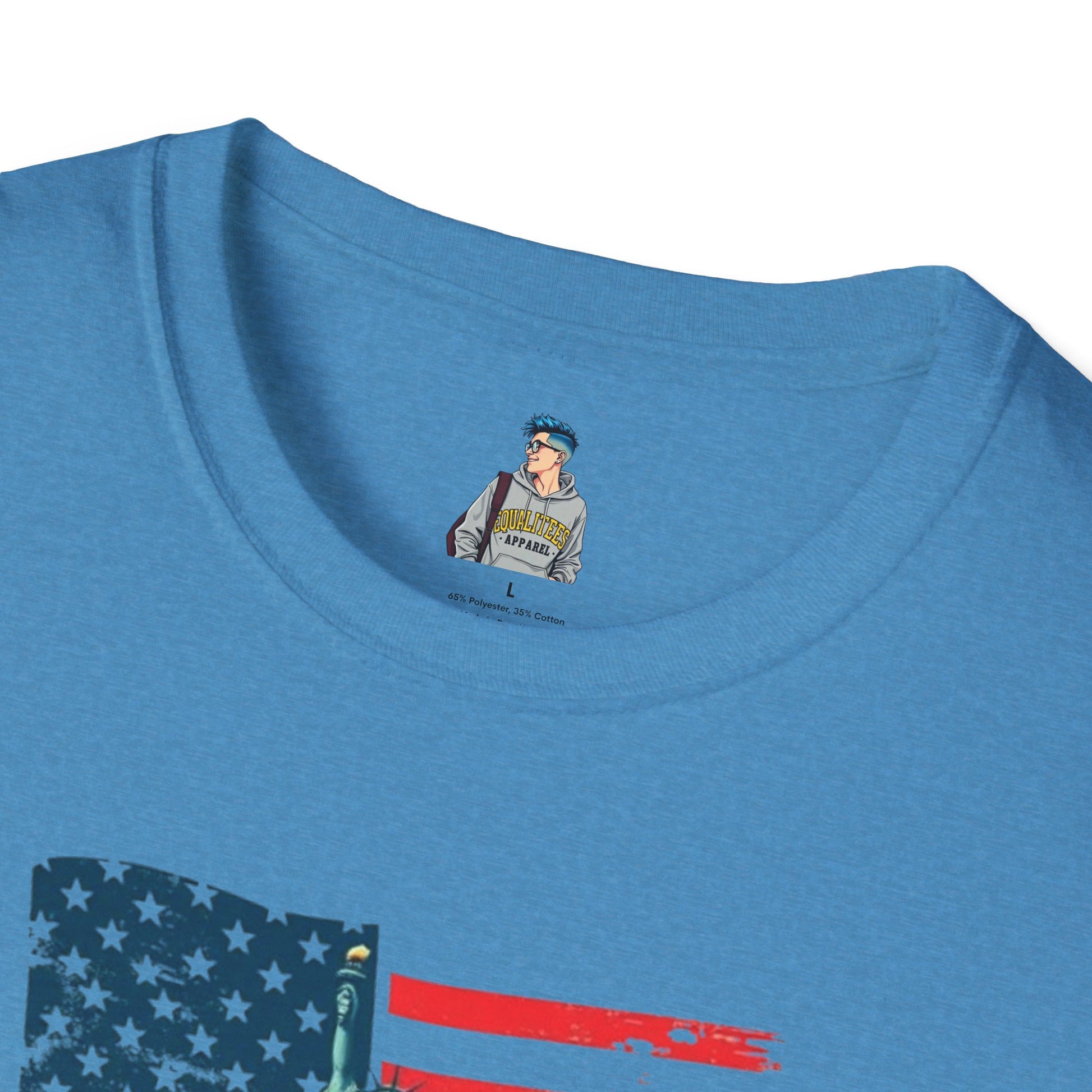 Unisex Softstyle T-Shirt - "Immigrants Make America Great" - Celebrate Diversity & Freedom