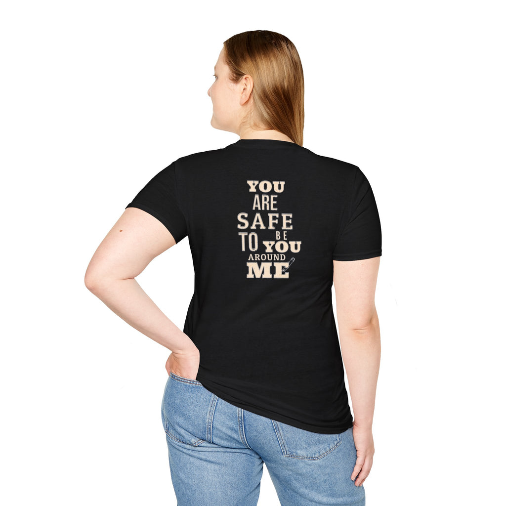 Safety Pin Know That You Are Loved Inspirational Tee Unisex Softstyle T-Shirt
