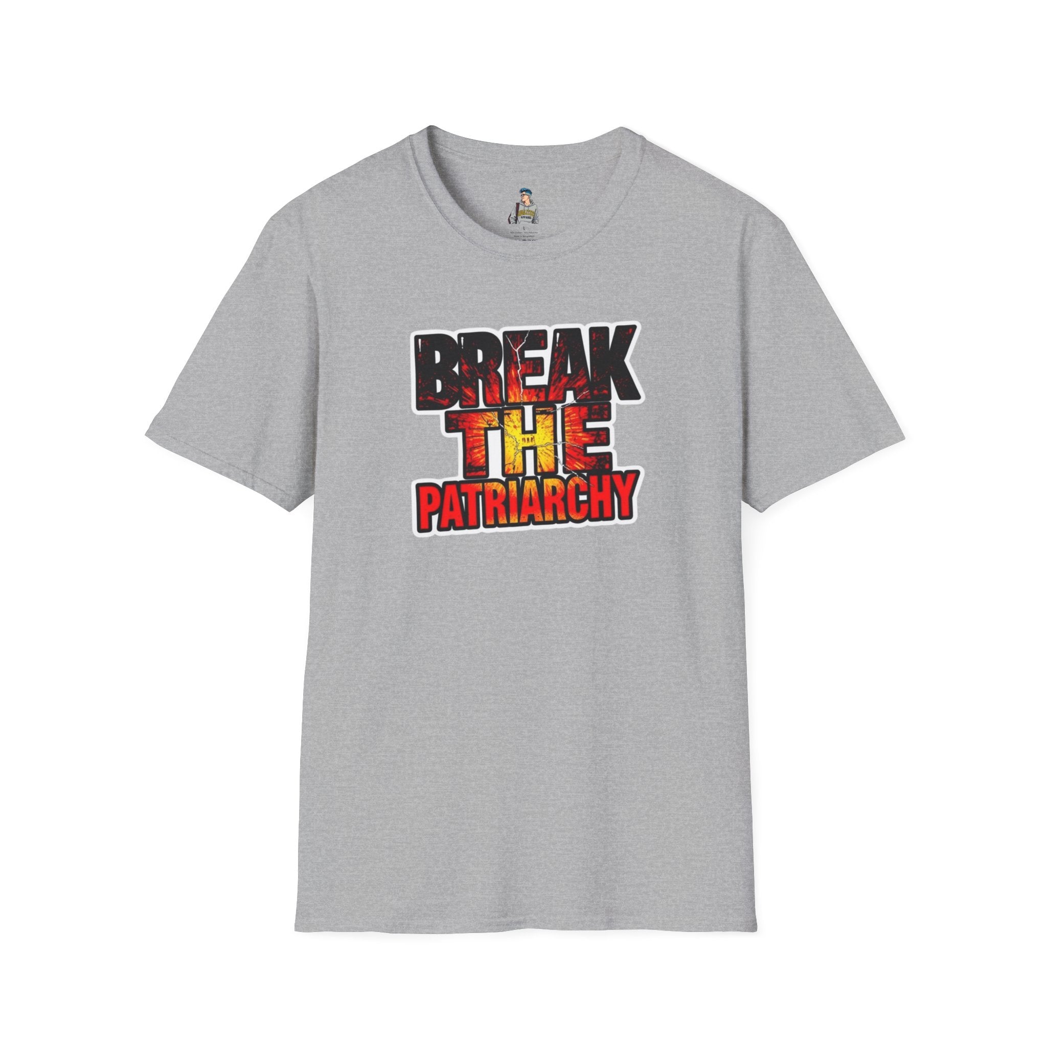 Break the Patriarchy Unisex Softstyle T-Shirt - Empowerment Wear for Social Change