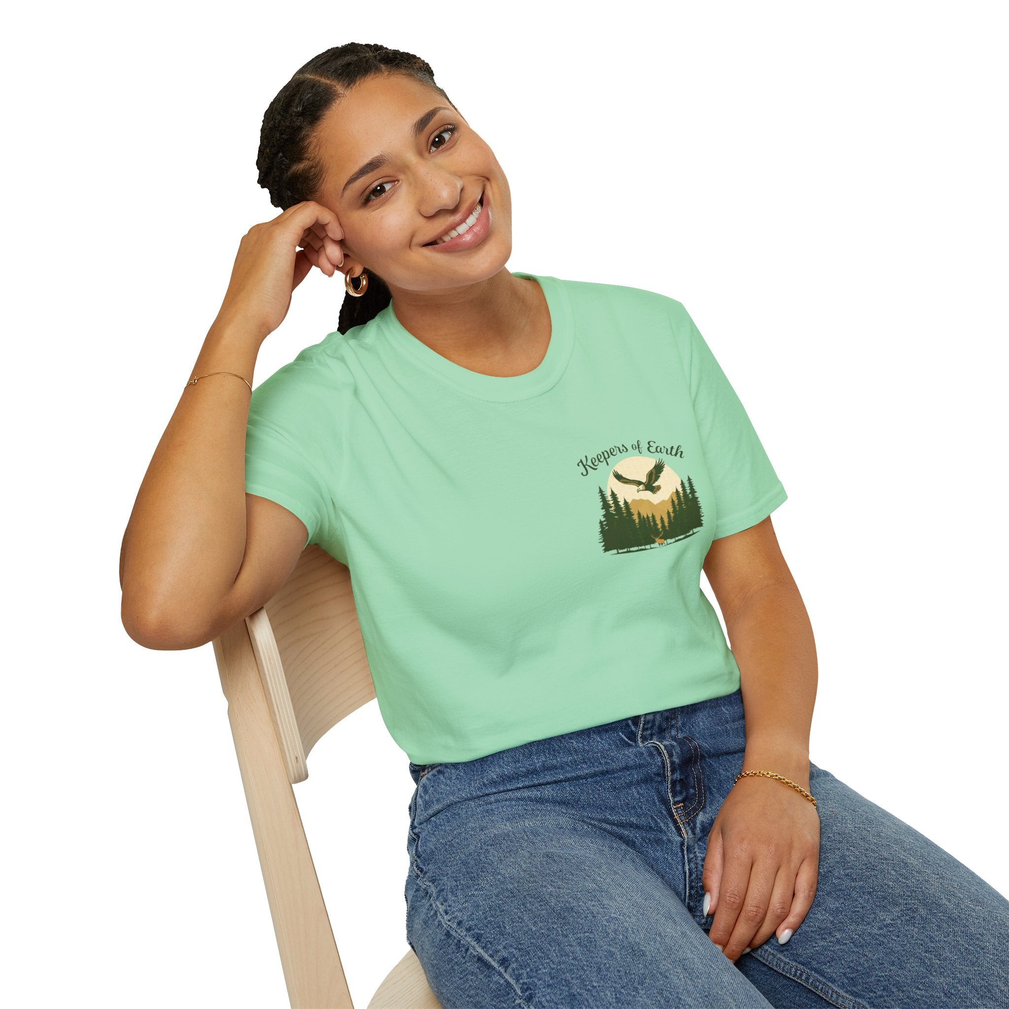 Keepers of the Earth Eagle and Elk T-shirt