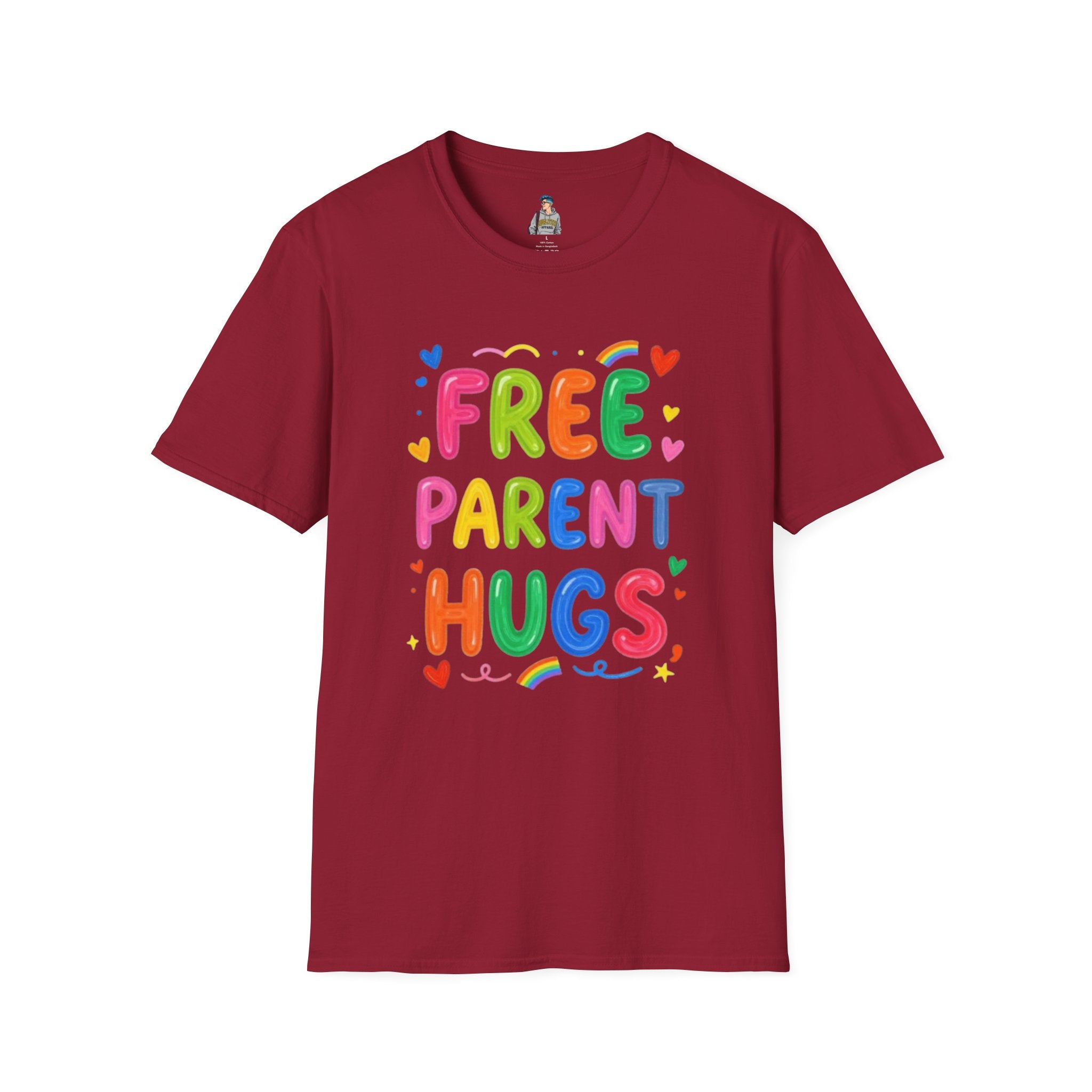 Free Parent Hugs Affirming T-Shirt